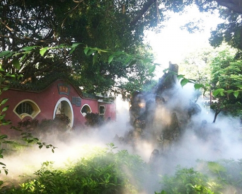 公園景區噴霧造景